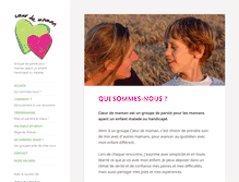 Tablet Screenshot of coeurdemaman.net